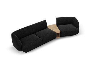 Modulinė sofa Micadoni Miley, juoda kaina ir informacija | Sofos | pigu.lt