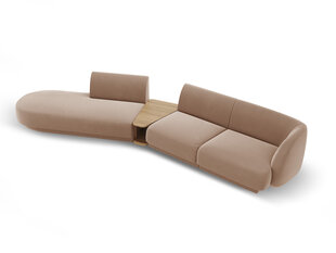 Modulinė sofa Micadoni Miley, ruda kaina ir informacija | Sofos | pigu.lt