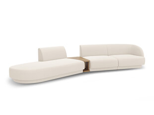 Modulinė sofa Micadoni Miley, smėlio spalvos kaina ir informacija | Sofos | pigu.lt