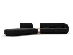 Modulinė sofa Micadoni Miley, juoda kaina ir informacija | Sofos | pigu.lt