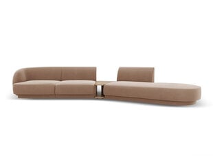 Modulinė sofa Micadoni Miley, ruda kaina ir informacija | Sofos | pigu.lt