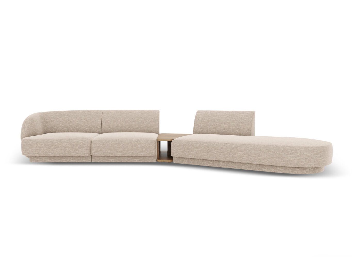 Modulinė sofa Micadoni Miley, šviesiai ruda kaina ir informacija | Sofos | pigu.lt