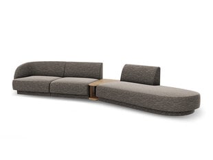 Modulinė sofa Micadoni Miley, ruda kaina ir informacija | Sofos | pigu.lt