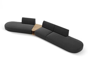 Modulinė sofa Micadoni Miley, juoda kaina ir informacija | Sofos | pigu.lt