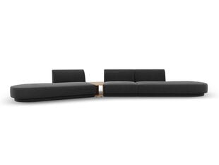 Modulinė sofa Micadoni Miley, juoda kaina ir informacija | Sofos | pigu.lt