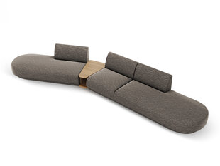 Modulinė sofa Micadoni Miley, ruda kaina ir informacija | Sofos, sofos-lovos | pigu.lt