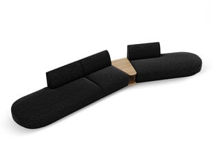 Modulinė sofa Micadoni Miley, juoda kaina ir informacija | Sofos | pigu.lt