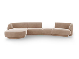 Modulinė sofa Micadoni Miley, smėlio spalvos kaina ir informacija | Sofos | pigu.lt