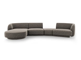 Modulinė sofa Micadoni Miley, ruda kaina ir informacija | Sofos | pigu.lt