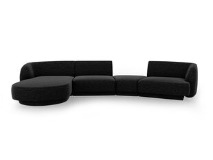 Modulinė sofa Micadoni Miley, juoda kaina ir informacija | Sofos | pigu.lt