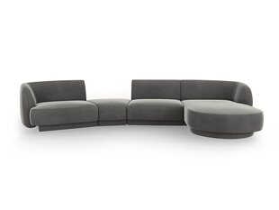 Modulinė sofa Micadoni Miley, pilka kaina ir informacija | Sofos | pigu.lt