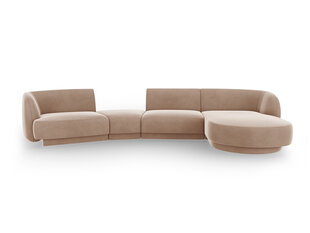 Modulinė sofa Micadoni Miley, ruda kaina ir informacija | Sofos | pigu.lt