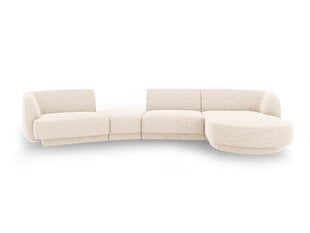 Modulinė sofa Micadoni Miley, smėlio spalvos kaina ir informacija | Sofos | pigu.lt