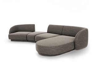 Modulinė sofa Micadoni Miley, ruda kaina ir informacija | Sofos, sofos-lovos | pigu.lt