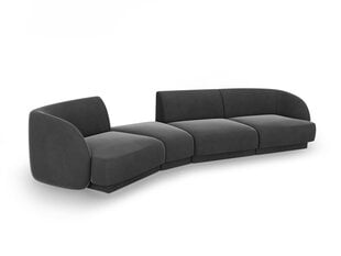 Modulinė sofa Micadoni Miley, pilka kaina ir informacija | Sofos | pigu.lt