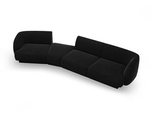 Modulinė sofa Micadoni Miley, juoda kaina ir informacija | Sofos | pigu.lt