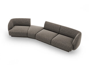 Modulinė sofa Micadoni Miley, ruda kaina ir informacija | Sofos | pigu.lt