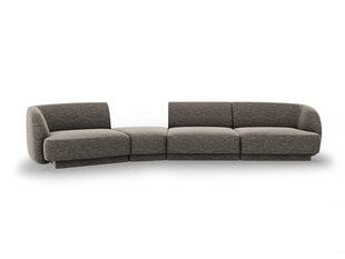 Modulinė sofa Micadoni Miley, ruda kaina ir informacija | Sofos | pigu.lt