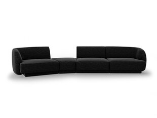 Modulinė sofa Micadoni Miley, juoda kaina ir informacija | Sofos | pigu.lt