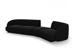 Modulinė sofa Micadoni Miley, juoda kaina ir informacija | Sofos | pigu.lt