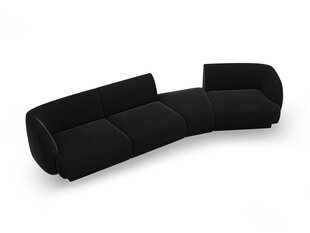 Modulinė sofa Micadoni Miley, juoda kaina ir informacija | Sofos | pigu.lt