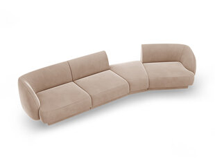 Modulinė sofa Micadoni Miley, smėlio spalvos kaina ir informacija | Sofos | pigu.lt