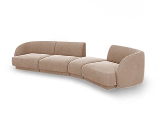 Modulinė sofa Micadoni Miley, smėlio spalvos kaina ir informacija | Sofos | pigu.lt