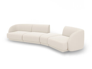 Modulinė sofa Micadoni Miley, smėlio spalvos kaina ir informacija | Sofos | pigu.lt