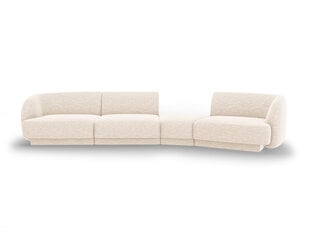 Modulinė sofa Micadoni Miley, smėlio spalvos kaina ir informacija | Sofos, sofos-lovos | pigu.lt