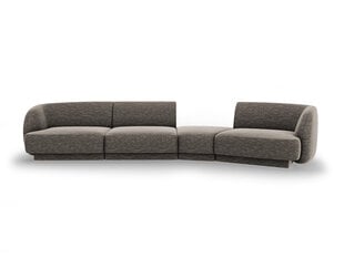 Modulinė sofa Micadoni Miley, ruda kaina ir informacija | Sofos | pigu.lt