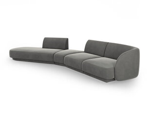 Modulinė sofa Micadoni Miley, pilka kaina ir informacija | Sofos | pigu.lt