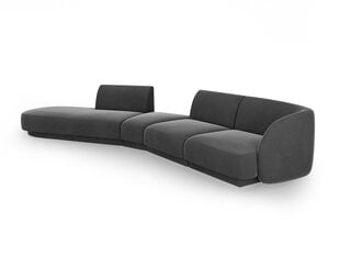 Modulinė sofa Micadoni Miley, juoda kaina ir informacija | Sofos | pigu.lt