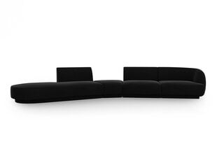 Modulinė sofa Micadoni Miley, juoda kaina ir informacija | Sofos | pigu.lt