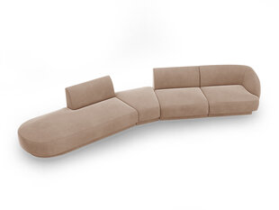 Modulinė sofa Micadoni Miley, ruda kaina ir informacija | Sofos | pigu.lt