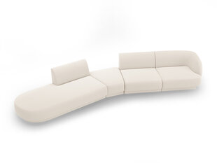 Modulinė sofa Micadoni Miley, smėlio spalvos kaina ir informacija | Sofos | pigu.lt