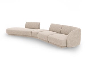 Modulinė sofa Micadoni Miley, šviesiai ruda kaina ir informacija | Sofos | pigu.lt