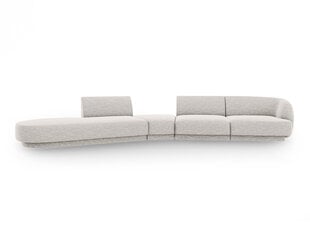 Modulinė sofa Micadoni Miley, pilka kaina ir informacija | Sofos | pigu.lt