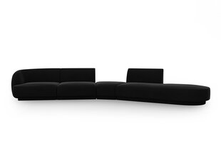 Modulinė sofa Micadoni Miley, juoda kaina ir informacija | Sofos | pigu.lt