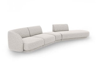 Modulinė sofa Micadoni Miley, pilka kaina ir informacija | Sofos | pigu.lt