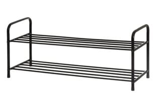 Полка для обуви 4Living Nooa, черная цена и информация | Полки для обуви, банкетки | pigu.lt