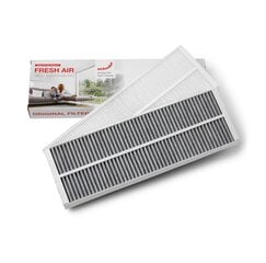 Zehnder ComfoAir Q350/450/600 ORIGINALIŲ filtrų komplektas (aktyvintos anglies filtras + G4 filtras) kaina ir informacija | Oro reguliavimo įrangos priedai | pigu.lt