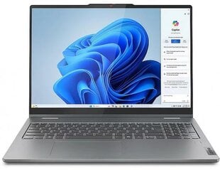 Lenovo 5 16AHP9 2-1 AMD Ryzen 7 8845HS 16GB 1TB SSD 16"WUXGA LIETIMAS WIN11 kaina ir informacija | Nešiojami kompiuteriai | pigu.lt