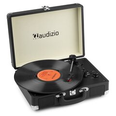 Audizio RP116BK patefonas-portfelis su BT In/Out kaina ir informacija | Plokštelių grotuvai ir patefonai | pigu.lt