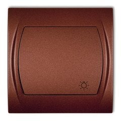 Karlik Logo brown met - выключатель света - 9LWP-5 цена и информация | Выключатели, розетки | pigu.lt