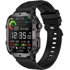 Naujas 2024 m. „Xiaomi Military Smart Watch Men IP68 5ATM“ lauko sporto fitneso stebėjimo prietaisas, 1,96 colio „BT Call“ išmanusis laikrodis. kaina ir informacija | Išmanieji laikrodžiai (smartwatch) | pigu.lt