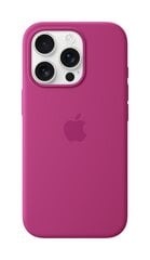 iPhone 16 Pro Silicone Case with MagSafe Fuchsia MYYN3ZM/A kaina ir informacija | Telefono dėklai | pigu.lt