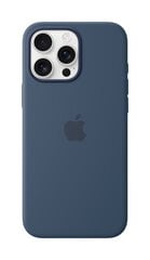 MYYU3ZM/A iPhone 16 Pro Max Silicone Case with MagSafe, Denim kaina ir informacija | Telefono dėklai | pigu.lt