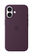 iPhone 16 Silicone Case with MagSafe Plum MYY43ZM/A kaina ir informacija | Telefono dėklai | pigu.lt