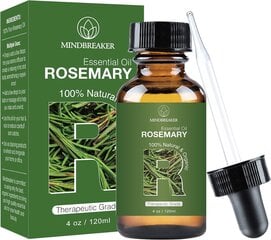 Rozmarinų eterinis aliejus Mindbreaker, 120 ml kaina ir informacija | Eteriniai, kosmetiniai aliejai, hidrolatai | pigu.lt