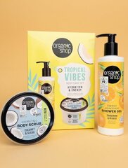 ORGANIC SHOP Kūno priežiūros rinkinys Tropical vibes, 2 dalių цена и информация | Скрабы для тела | pigu.lt